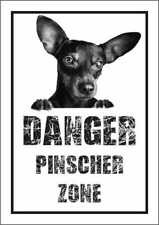 Cartello segnaletico pinscher usato  Acate
