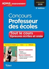 Concours professeur ecoles d'occasion  France