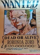 Poster wanted roronoa usato  Volvera