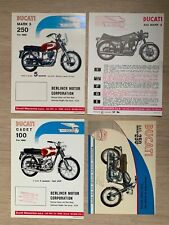 Ducati volantini brochure usato  Legnano