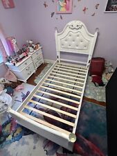 Twin white leather for sale  Naugatuck