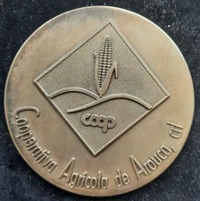 MEDALHA DE BRONZE ARTE 50 ANOS COOPERATIVA AGRÍCOLA DE AROUCA 1944/1994 comprar usado  Enviando para Brazil