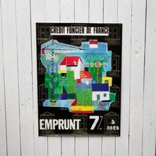 Affiche originale crédit d'occasion  Theix