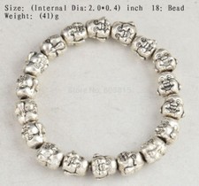 Bracelet tetes bouddha d'occasion  Salies-de-Béarn