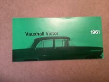 Vauxhall victor 1961 for sale  GREENOCK