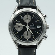 OMEGA SPEEDMASTER DATE HERREN 1750.043 AUTOMATIK 39MM SCHÖN STAHL SCHWARZ OM349 comprar usado  Enviando para Brazil