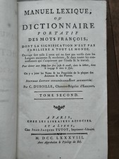 Manuel lexique dictionnaire d'occasion  Lunel