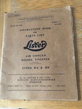 Lister air cooled for sale  BERKHAMSTED