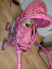 Puppenwagen buggy tragetasche gebraucht kaufen  Pirna, Dohma, Struppen