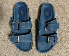 Zara blue denim for sale  Los Angeles