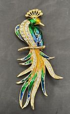 Vintage bird brooch for sale  Middlesex