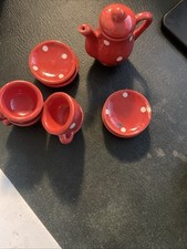 Puppenhaus geschirr rot gebraucht kaufen  Frankfurt am Main