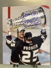 Chris pronger signed for sale  Orlando