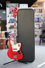 Usado, 2008 Fender Deluxe Jaguar baixo Hot Rod baixo elétrico vermelho com HSC comprar usado  Enviando para Brazil
