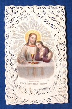 Canivet Dentelle- Image religieuse- le christ- ceci est mon corps  BOUASSE LEBEL comprar usado  Enviando para Brazil
