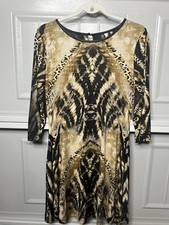 Usado, Mini vestido leopardo manga longa fit & flare tamanho médio comprar usado  Enviando para Brazil