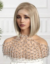 Blonde bob perücke gebraucht kaufen  Bremerhaven