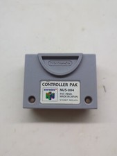 Cartão de memória oficial Nintendo 64 N64 Controller Pak NUS-004 FABRICANTE DE EQUIPAMENTO ORIGINAL - Testado e funciona comprar usado  Enviando para Brazil