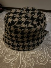 Houndstooth bucket hat for sale  LONDON