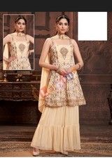 Sharara suit georgette for sale  WEST BROMWICH
