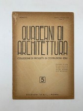 Quaderni architettura due usato  Italia