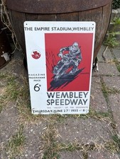 Wembley speedway steel for sale  DONCASTER