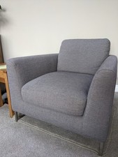 Dark grey armchair for sale  MORPETH