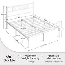 Double bed frame for sale  IPSWICH