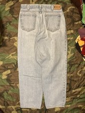 Jeans vintage anos 90 hoje notícias perna cano lavado comprar usado  Enviando para Brazil