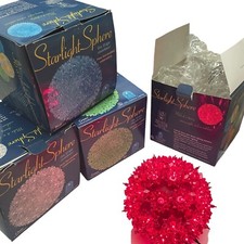 Globo Starlight Sphere 50 vermelho claro verde claro ou azul 6” interno/externo comprar usado  Enviando para Brazil