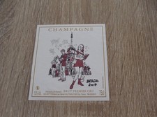 étiquette champagne bd d'occasion  Sainte-Marie