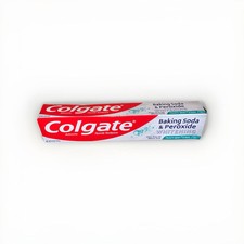 Pasta de dientes en gel a rayas escarchada blanqueadora con peróxido de bicarbonato de sodio Colgate 6 oz segunda mano  Embacar hacia Mexico