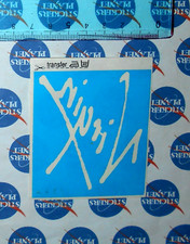 Adesivo transfer sticker usato  Italia