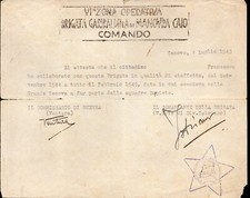 Certificazione rilasciata dal usato  Italia