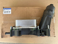 Carcasa adaptador filtro aceite original Chrysler Dodge Jeep RAM Mopar 68596318AB segunda mano  Embacar hacia Mexico