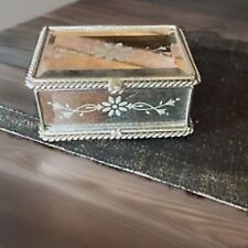 Trinket box etched for sale  LLANELLI