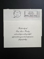 Elvis funeral card for sale  Memphis