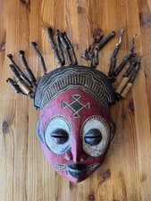 Afrikanische holzmaske kreuzmo gebraucht kaufen  Offenbach am Main