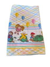 Cobertor de flanela infantil vintage 1983 Cabbage Patch 30x40” receptor swaddle bebê comprar usado  Enviando para Brazil