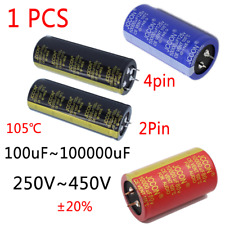 Capacitores eletrolíticos de alumínio JCCON 250V~450V 100uF~100000uF para filtro de áudio comprar usado  Enviando para Brazil