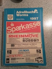 Adressbuch worms 1997 gebraucht kaufen  Worms