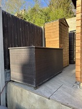Rattan garden storage for sale  GRAVESEND