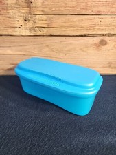 Panela de macarrão para micro-ondas Tupperware; azul 6775A-2 com tampa 7209A-2, usado comprar usado  Enviando para Brazil