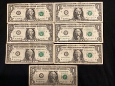 2013B $1 Star Notes, Cir/Lote de 7 comprar usado  Enviando para Brazil