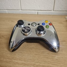 CONTROLADOR MICROSOFT XBOX 360 CROMADO PRATA GENUÍNO  comprar usado  Enviando para Brazil