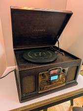 Usado, Vintage Crosley CR2405C-ES Toca-discos LP Player Rádio Fono Gravador de CD Gravador AUX comprar usado  Enviando para Brazil