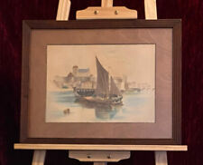 Antique watercolour painting for sale  DERBY