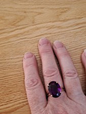 Amethyst large oval for sale  NEWPORT