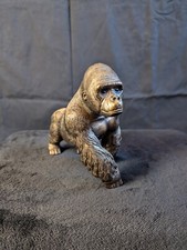 Goldene gorilla figur gebraucht kaufen  Berlin