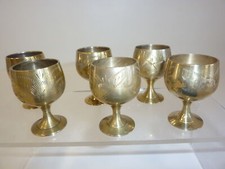 Set six brass for sale  CANTERBURY